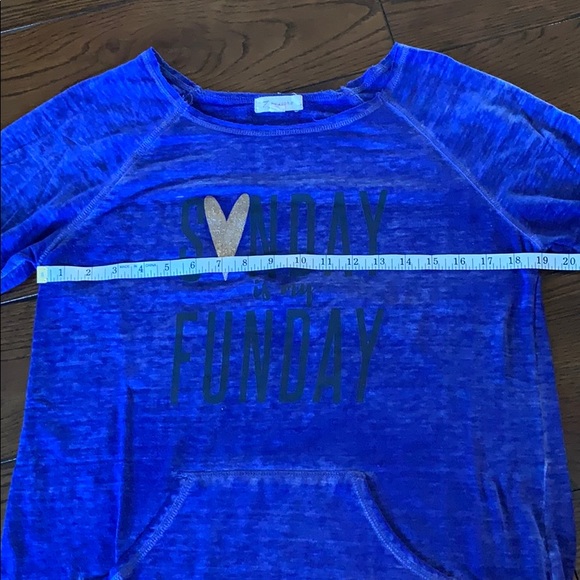 Sunday is my Funday Wide Crew Neck Long Sleeve - Picture 3 of 6
